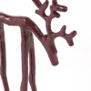 Light en Living Ornament 15x6x25 cm DEER glans bordeaux
