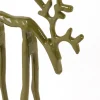 Light en Living Ornament 15x6x25 cm DEER glans olijf groen
