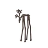 Light en Living Ornament 15x6x25 cm DEER glans aubergine