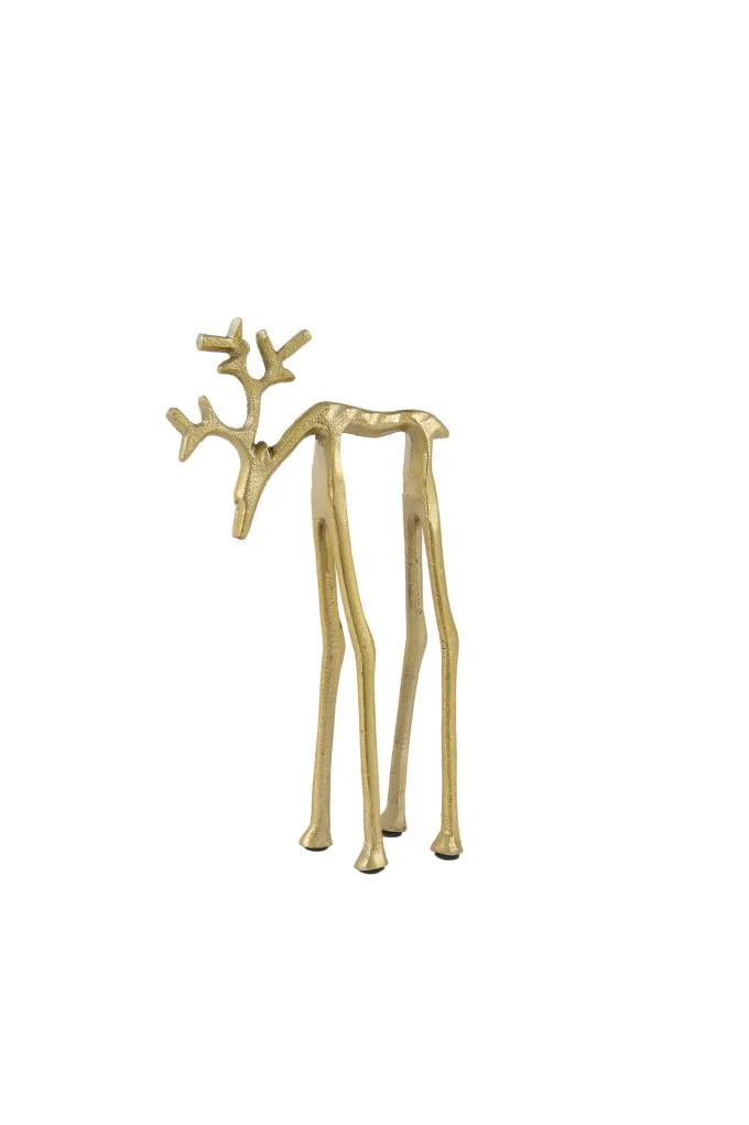 Light en Living Ornament 15x6x25 cm DEER goud