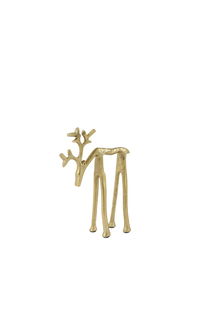 Light en Living Ornament 15x6x20 cm DEER goud