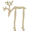 Light en Living Ornament 15x6x20 cm DEER glans zand