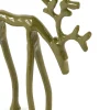 Light en Living Ornament 15x6x20 cm DEER glans olijf groen