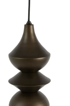 Light en Living Pendel Ø13x34 cm SIOTA mat bruin-brons