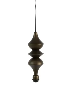 Light en Living Pendel Ø13x34 cm SIOTA mat bruin-brons