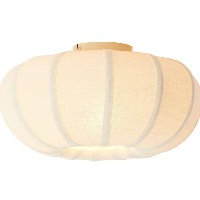 Light en Living Plafondlamp Ø40x21,5 cm ZOSIA linnen crème