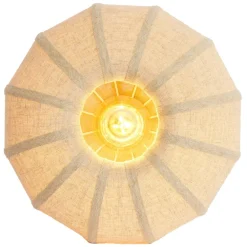 Light en Living Plafondlamp ZOSIA Ø40x21,5 cm Linnen Naturel – Light & Living