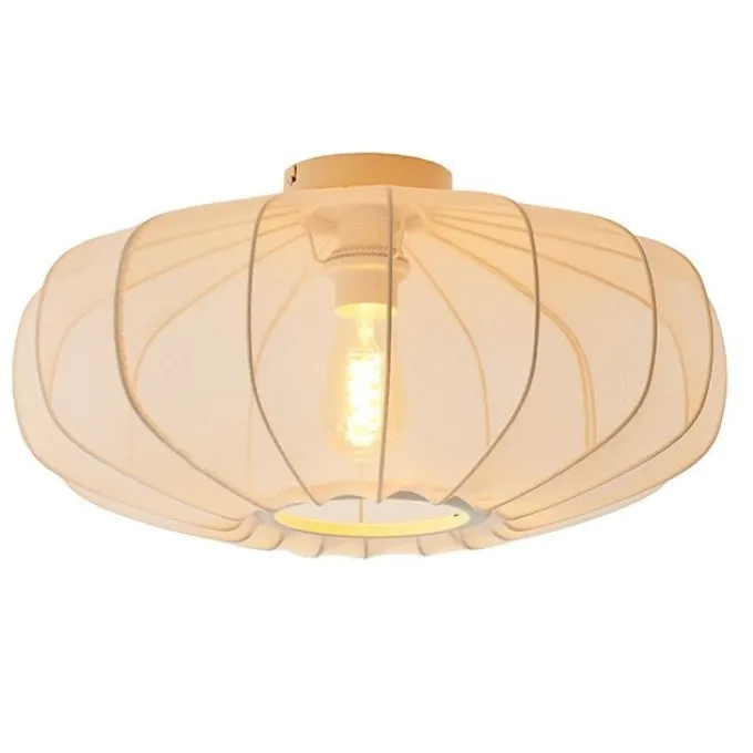 Light en Living Plafonnière Ø50x24 cm PLUMALIA zand - Light & Living