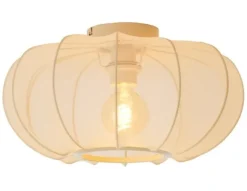 Light en Living Plafonnière Ø40x21 cm PLUMALIA zand van Light & Living