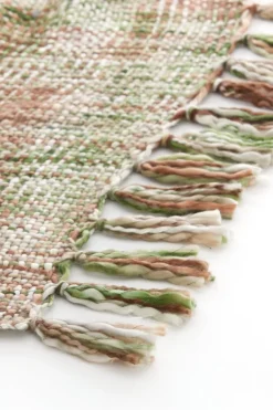 Light en Living Plaid 170x130 cm FUENTA groen+koraal
