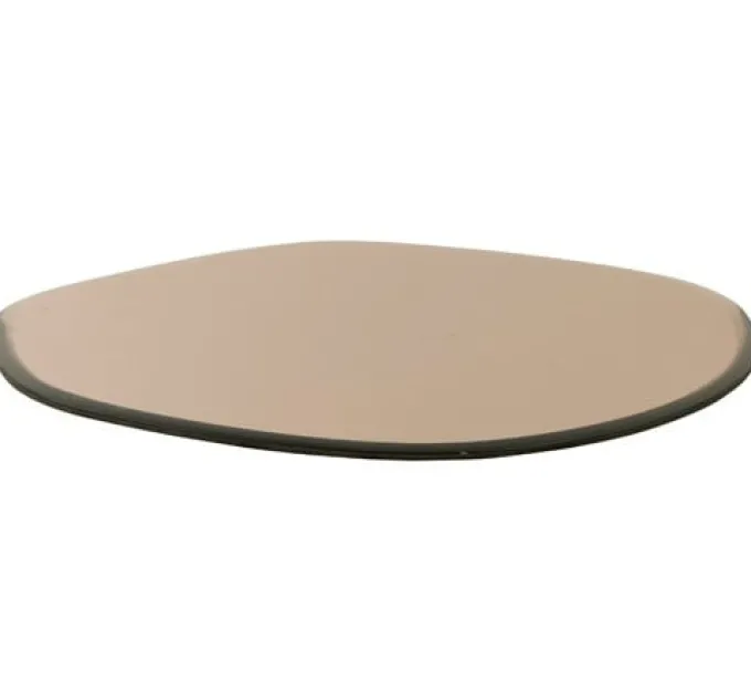 Light en Living Plateau 37x35x1 cm VIDU bruin glas