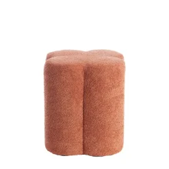 Light en Living Poef 38x38x45 cm NALANI terra