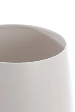 Light en Living Pot deco op voet Ø36x50 cm KARUNA hout+mat crème