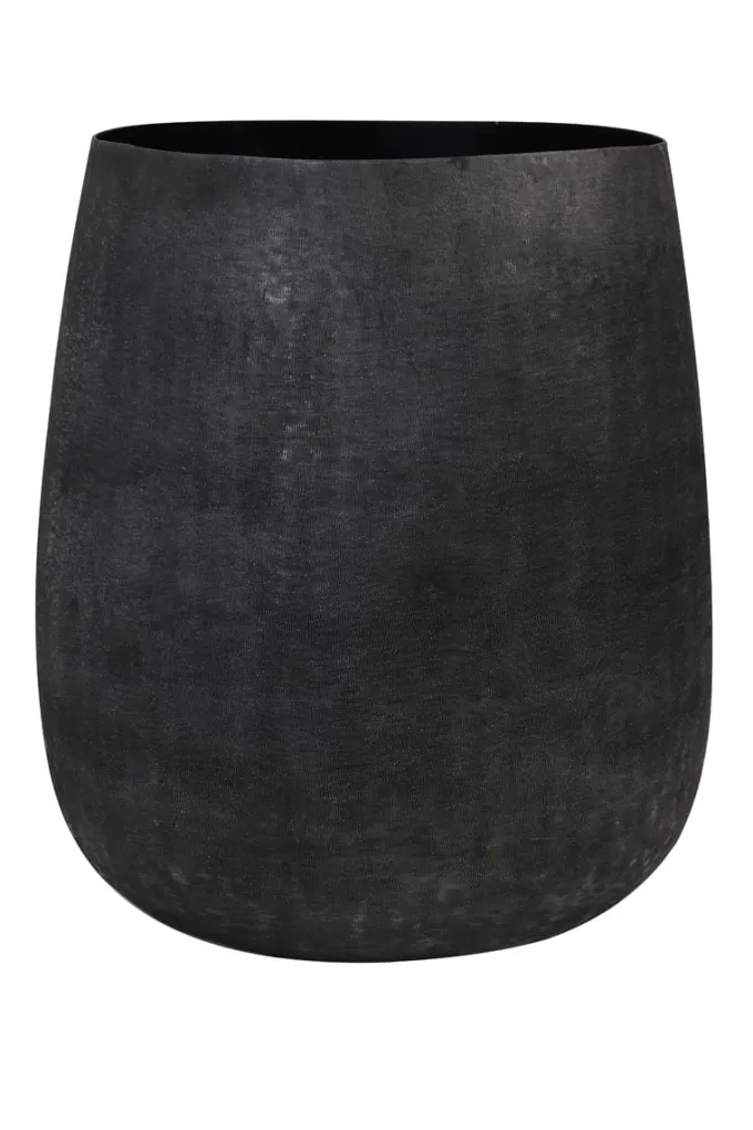 Light en Living Pot deco Ø39x42 cm GENOLI mat zwart