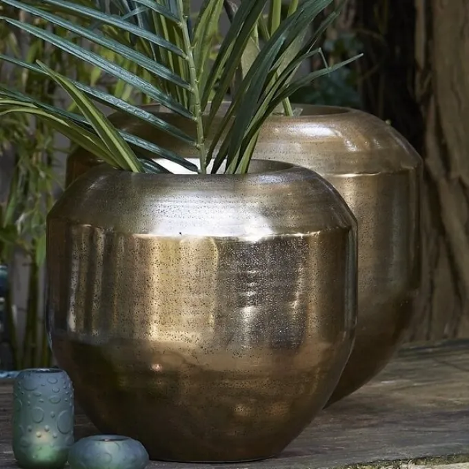 Light en Living Pot deco Ø53x41 cm LOUIE antiek goud