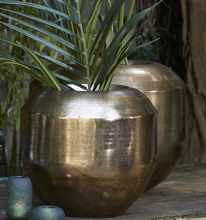 Light en Living Pot deco Ø40x37 cm LOUIE antiek goud