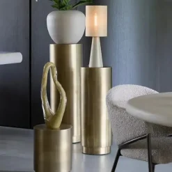 Light en Living Pot deco Ø40x35 cm MILZO mat licht grijs