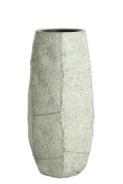 Light en Living Pot deco 50x47x105 cm AGELO blauw grijs