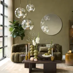 Light en Living Salontafel Set van 2 Crato Acacia hout Choco Bruin