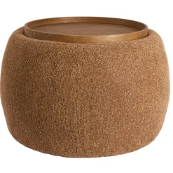Light en Living Salontafel Ø70x47 cm RASHANA bruin-terra