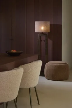 Light en Living Salontafel Ø70x47 cm RASHANA bruin-terra