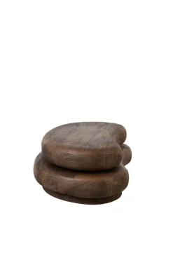 Light en Living Salontafel 99x60x32 cm PAYU mango hout mat donker bruin