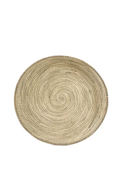 Light en Living Schaal/wandorn Set van 3 Ø25x3,5+Ø35x6+Ø45x7 cm BURICA zeegras nat