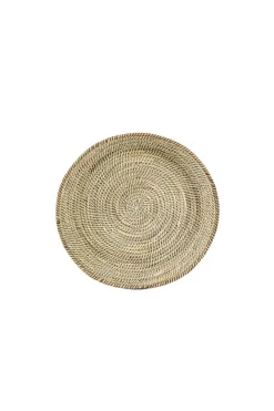 Light en Living Schaal/wandorn Set van 3 Ø25x3,5+Ø35x6+Ø45x7 cm BURICA zeegras nat