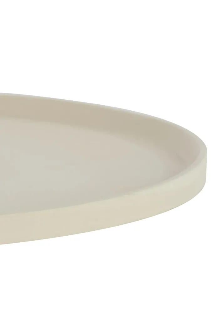Light en Living Schaal Ø30x1,5 cm MAES crème