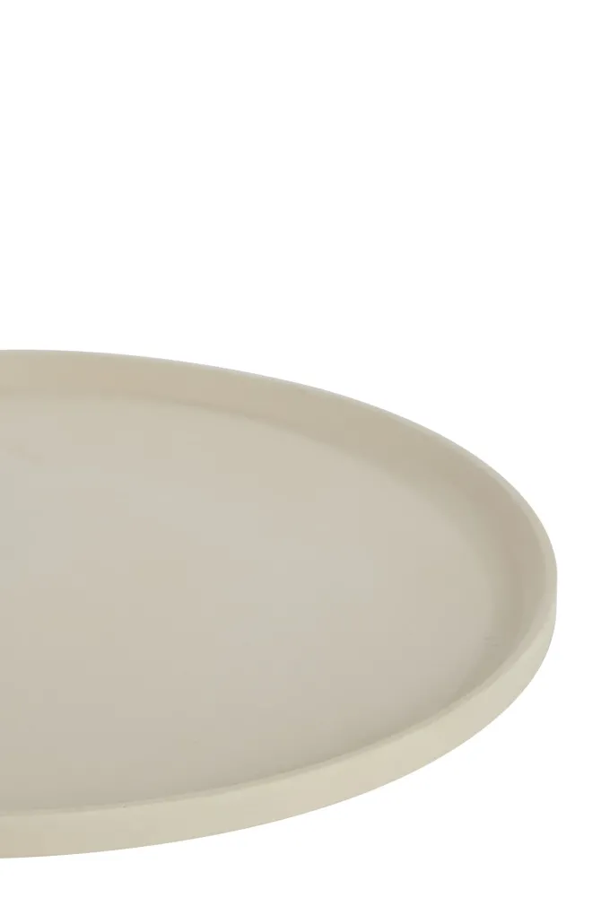 Light en Living Schaal Ø30x1,5 cm MAES crème