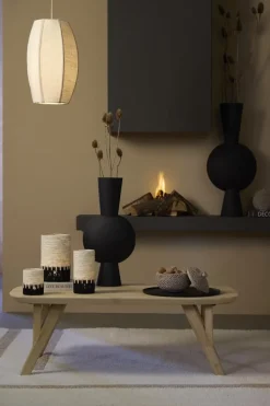Light en Living Schaal Ø40x1,5 cm MAES zwart