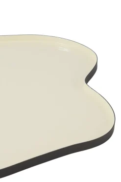 Light en Living Schaal Ø50x2 cm PEDRIO glans crème+mat bruin-brons