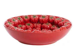 Light en Living Schaal Ø43x12 cm TAMINA keramiek rood
