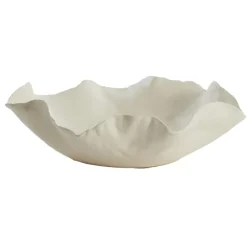 Light en Living Schaal 34x31x11 cm BANDA keramiek crème