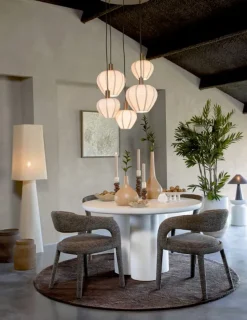 Light en Living Schaal 21,5x18,5x6,5 cm BANDA keramiek bruin