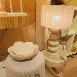 Light en Living Schaal 25,5x24x9,5 cm FRESIA crème