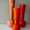Light en Living Set van 3 gekleurde vazen TODI - Oranje/Roze