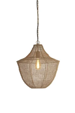 Light en Living Sharika hanglamp Ø40x44 cm - mat beige