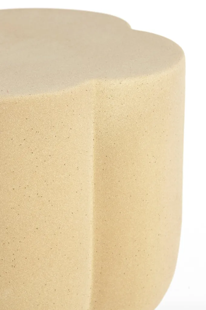 Light en Living Sidetable Ø34,5X45 cm JUNTO keramiek mat zand