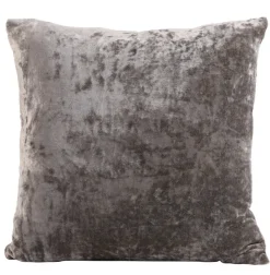 Light en Living Sierkussen BOCANDA 45x45 cm - Zilver of Taupe met Croco-look