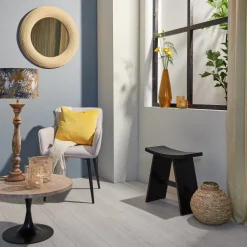 Light en Living Spiegel Ø71 cm PIEDRE rotan naturel - Light & Living