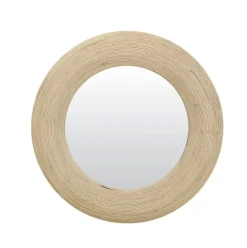 Light en Living Spiegel Ø71 cm PIEDRE rotan naturel - Light & Living