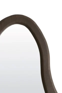 Light en Living Spiegel RUTH 84x200 cm | Organisch Houten Frame Grijsbruin – Light & Living