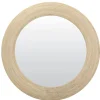 Light en Living Spiegel Ø109,5x4,5 cm PIEDRE rotan naturel