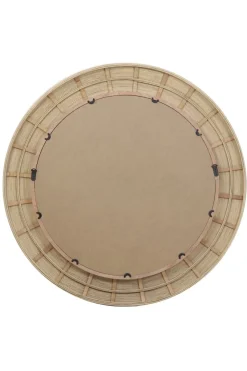 Light en Living Spiegel Ø109,5x4,5 cm PIEDRE rotan naturel