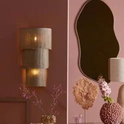 Light en Living Spiegel 59x1,5x120,5 cm AZULA bruin glas+brons