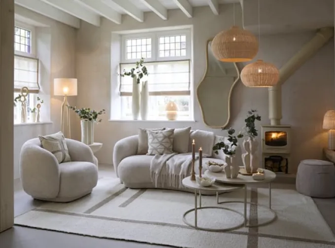 Light en Living Spiegel 80x5x161 cm CELANO hout mat naturel