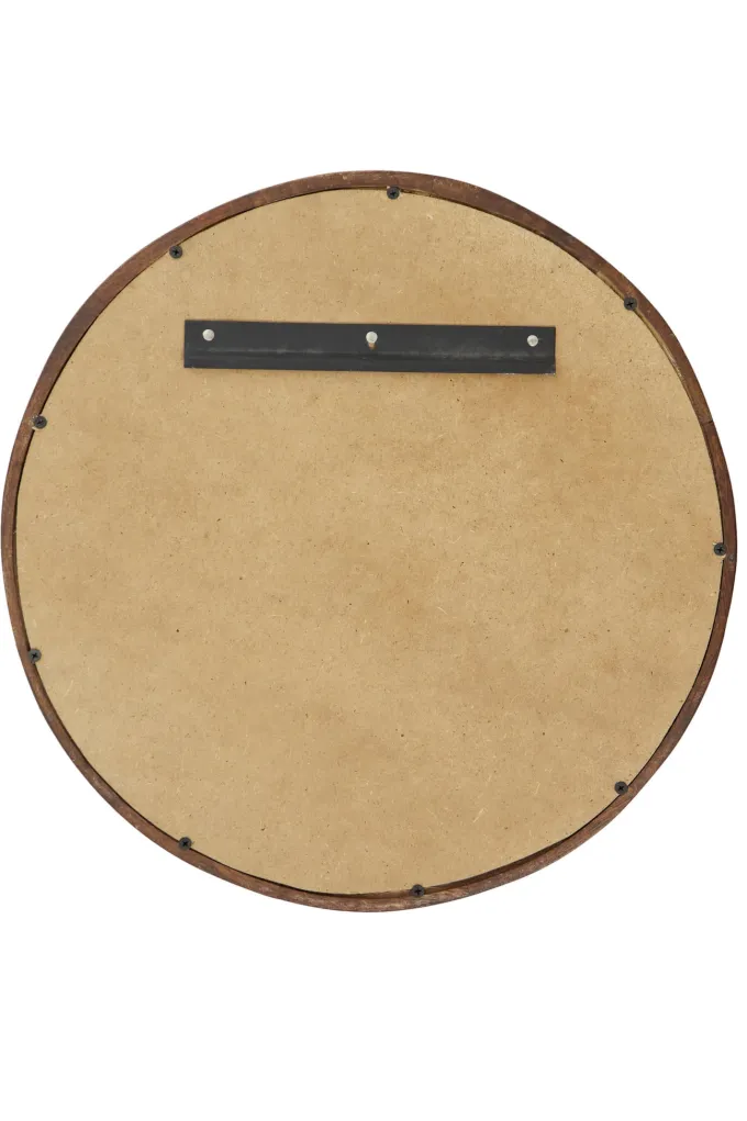 Light en Living Spiegel 80x10x80 cm DENAHI hout roodbruin