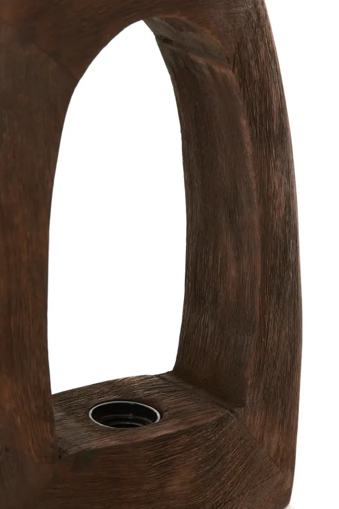 Light en Living Tafellamp CARINI - bruin - 27x10x35cm