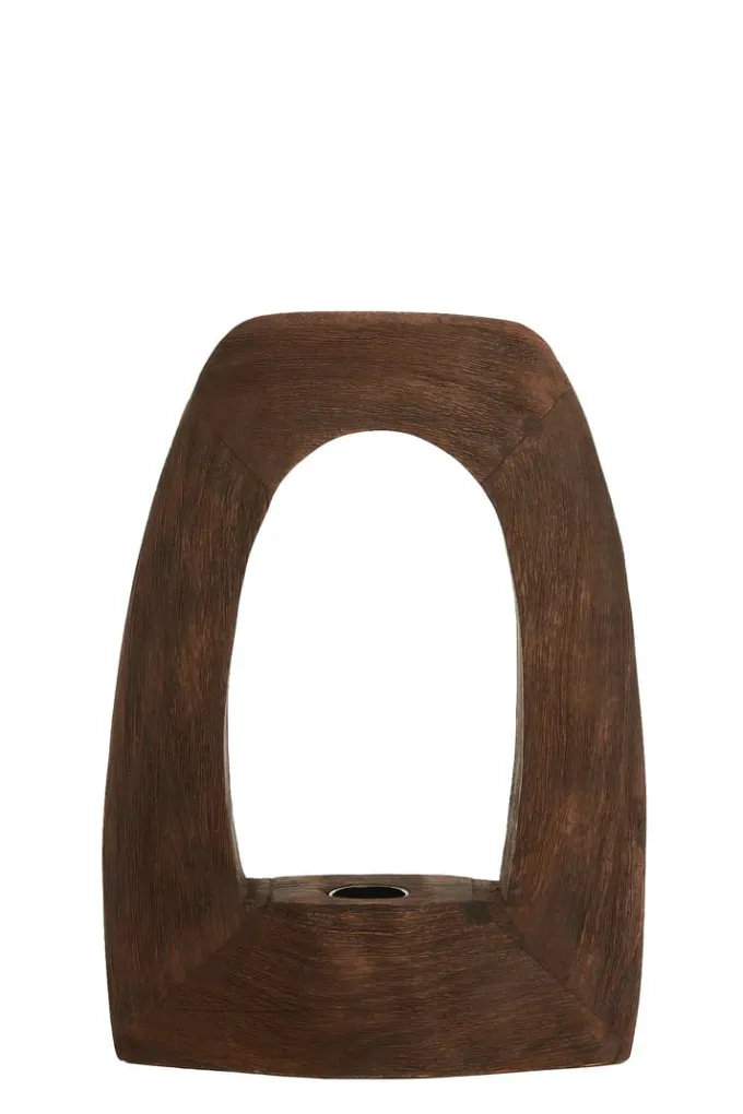 Light en Living Tafellamp CARINI - bruin - 27x10x35cm